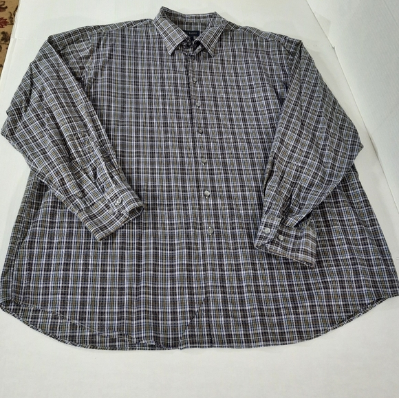 Scott Barber Long Sleeve Plaid Button Down Shirt - Picture 2 of 6